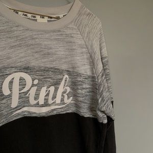 VS pink sweatshirt